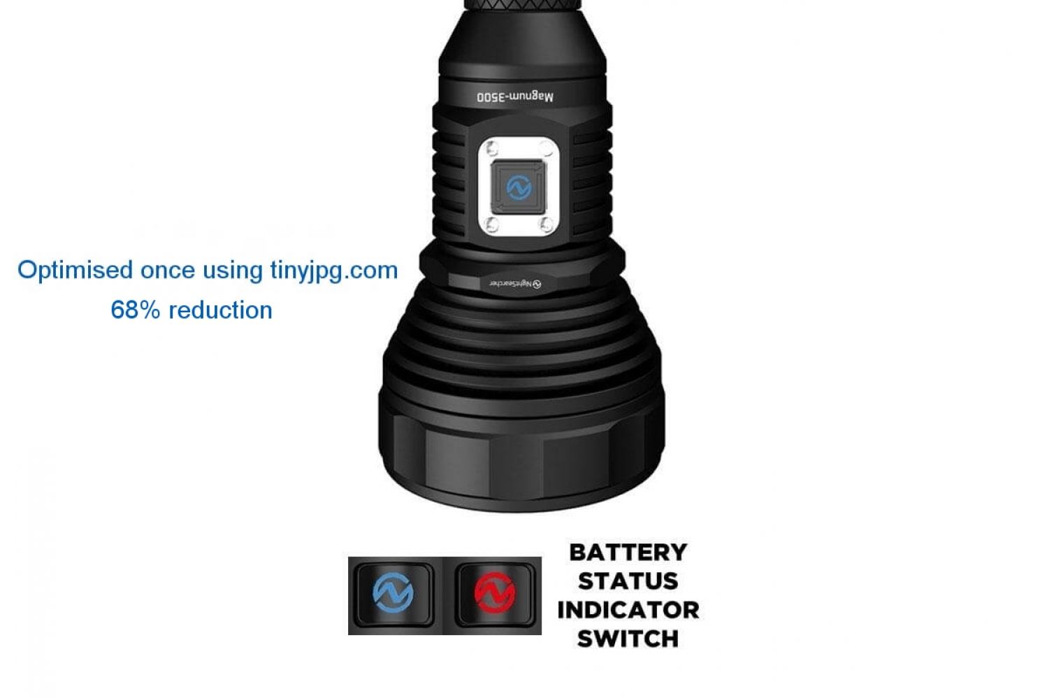Nightsearcher Magnum 3500 LED Flashlight 1 #2